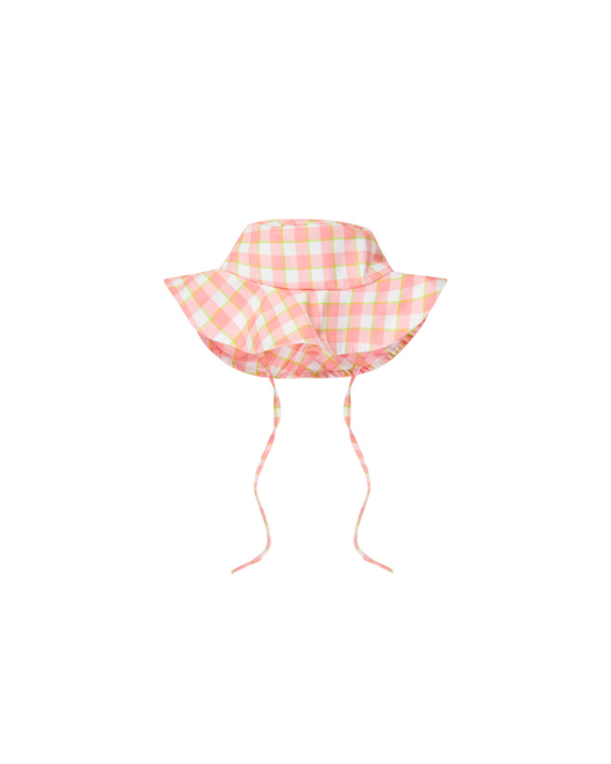 UV Protector Swim Hat | Soft Pink Gingham