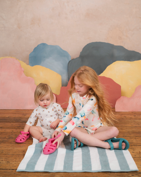 UV Protector Swim Onesie | Provencal Rose