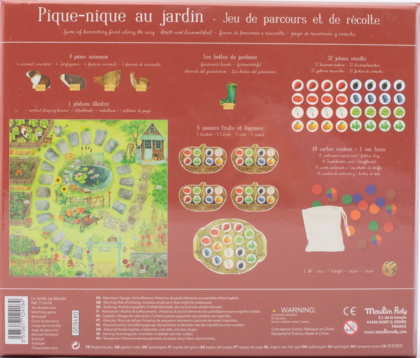 Moulin Roty | Picnic in the garden game