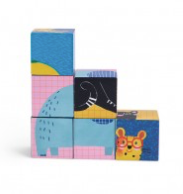 Moulin Roty 6 Cube Puzzle Les Toupitis