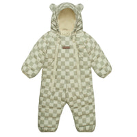 Quilted Snowsuit | Sage Micro Cord