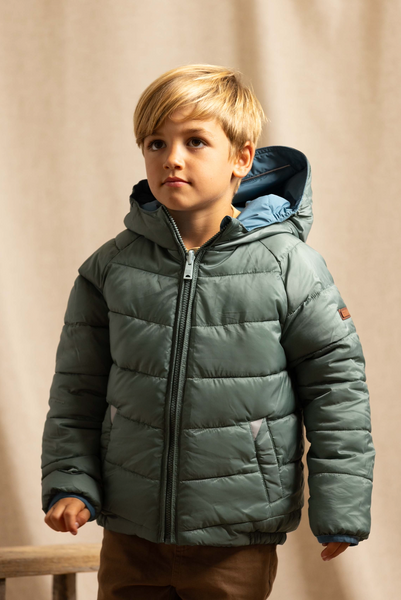 Cloud Blue | Fern EcoReversible Puffer