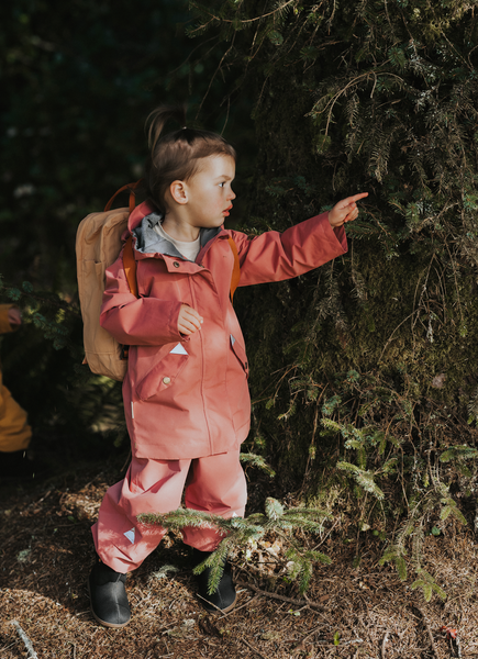 Waterproof Dungarees | Dusky Pink