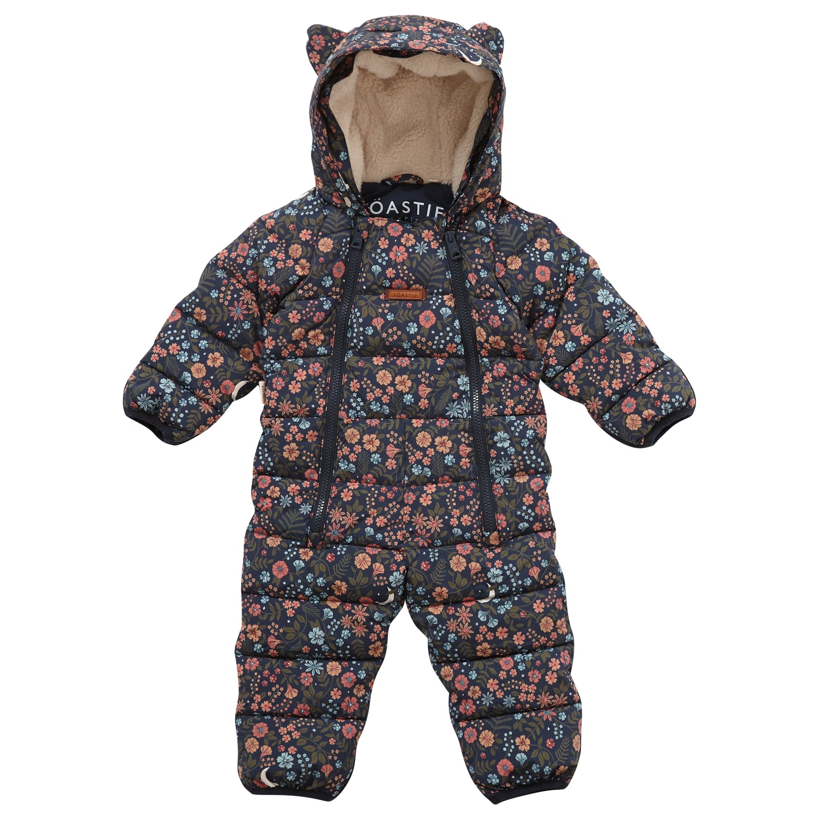 Quilted Snowsuit | Floral Nightscape
