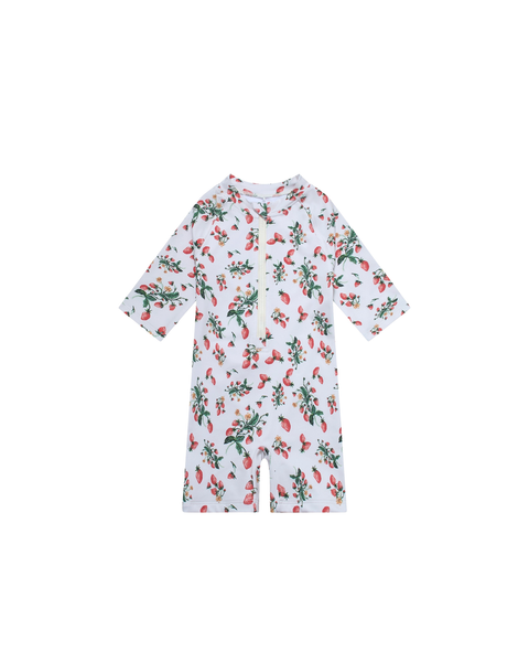 UV Protector Swim Onesie | Strawberry Fields
