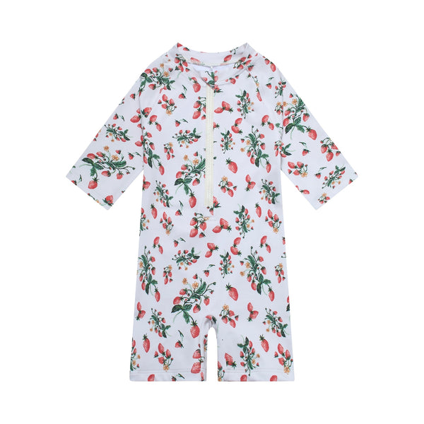 UV Protector Swim Onesie | Strawberry Fields