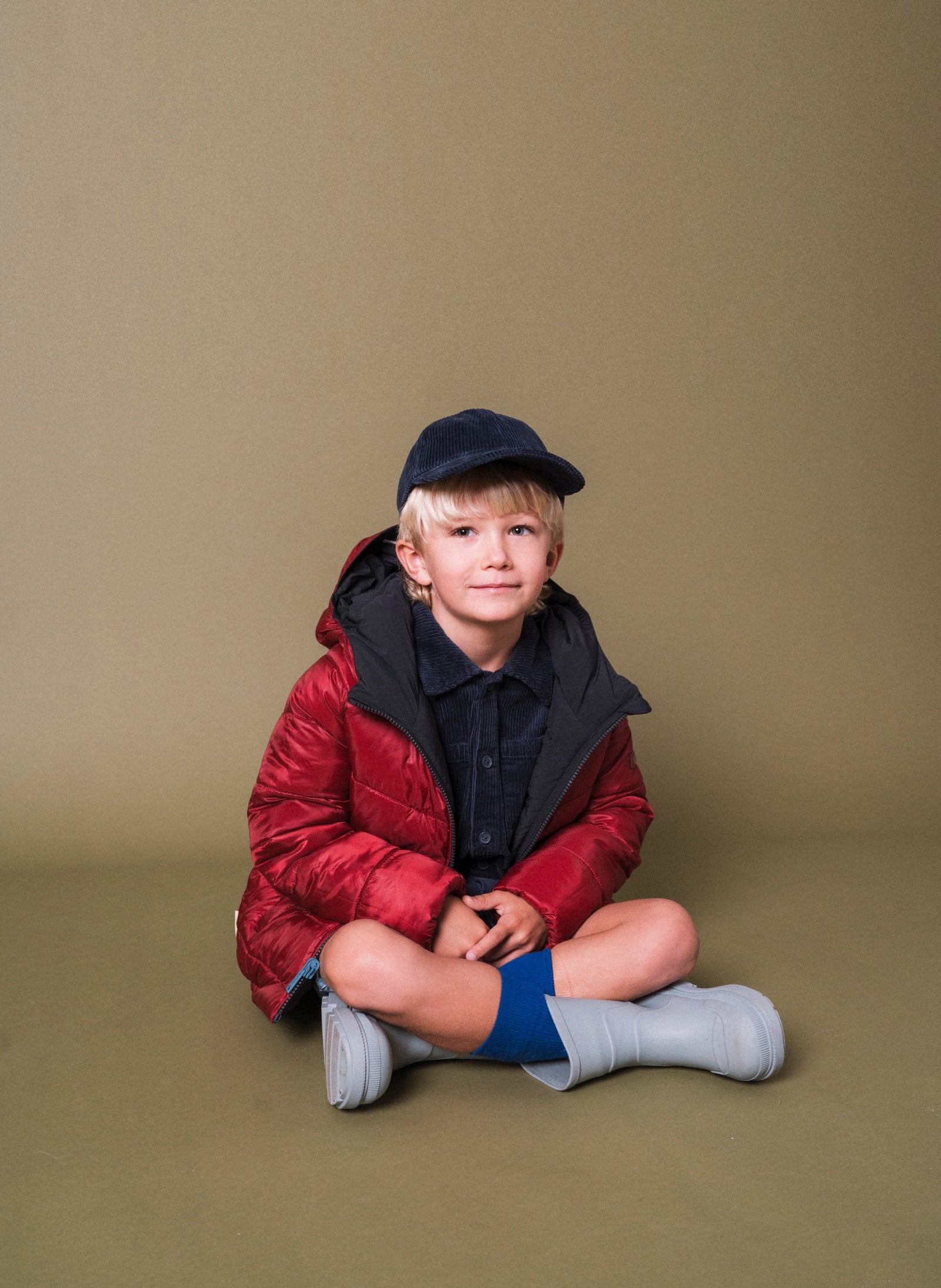 Ink Navy | Burgundy EcoReversible Puffer 1-4yrs only