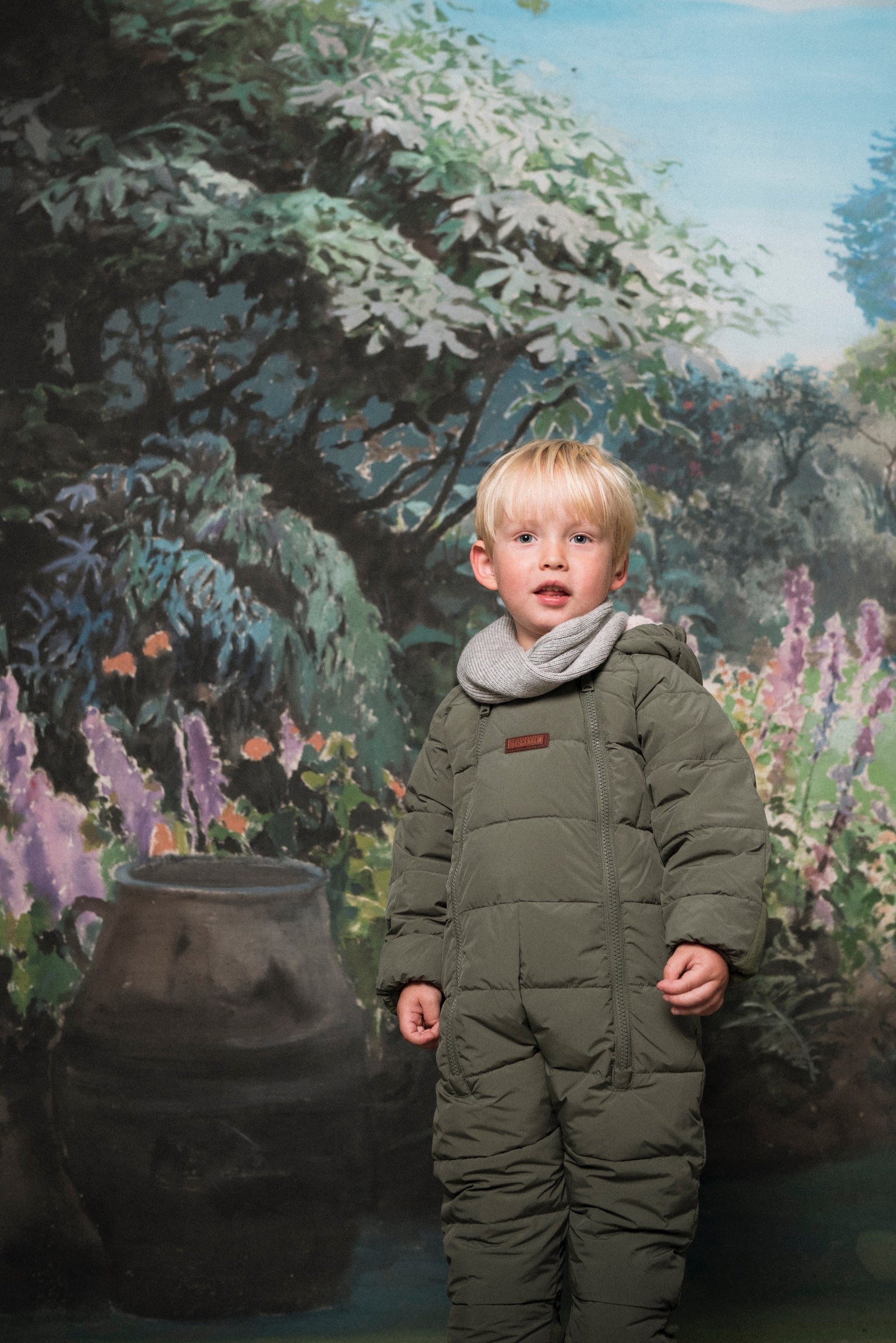 Quilted Snowsuit | Sage