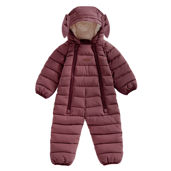 Quilted Snowsuit | Berry