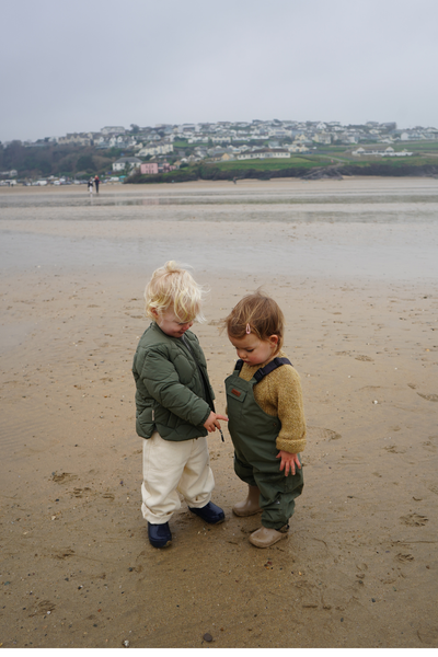 All Season Waterproof Dungarees | Sage Green