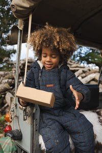 Quilted Snowsuit | Midnight Houndstooth