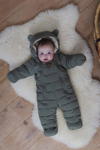 Quilted Snowsuit | Sage