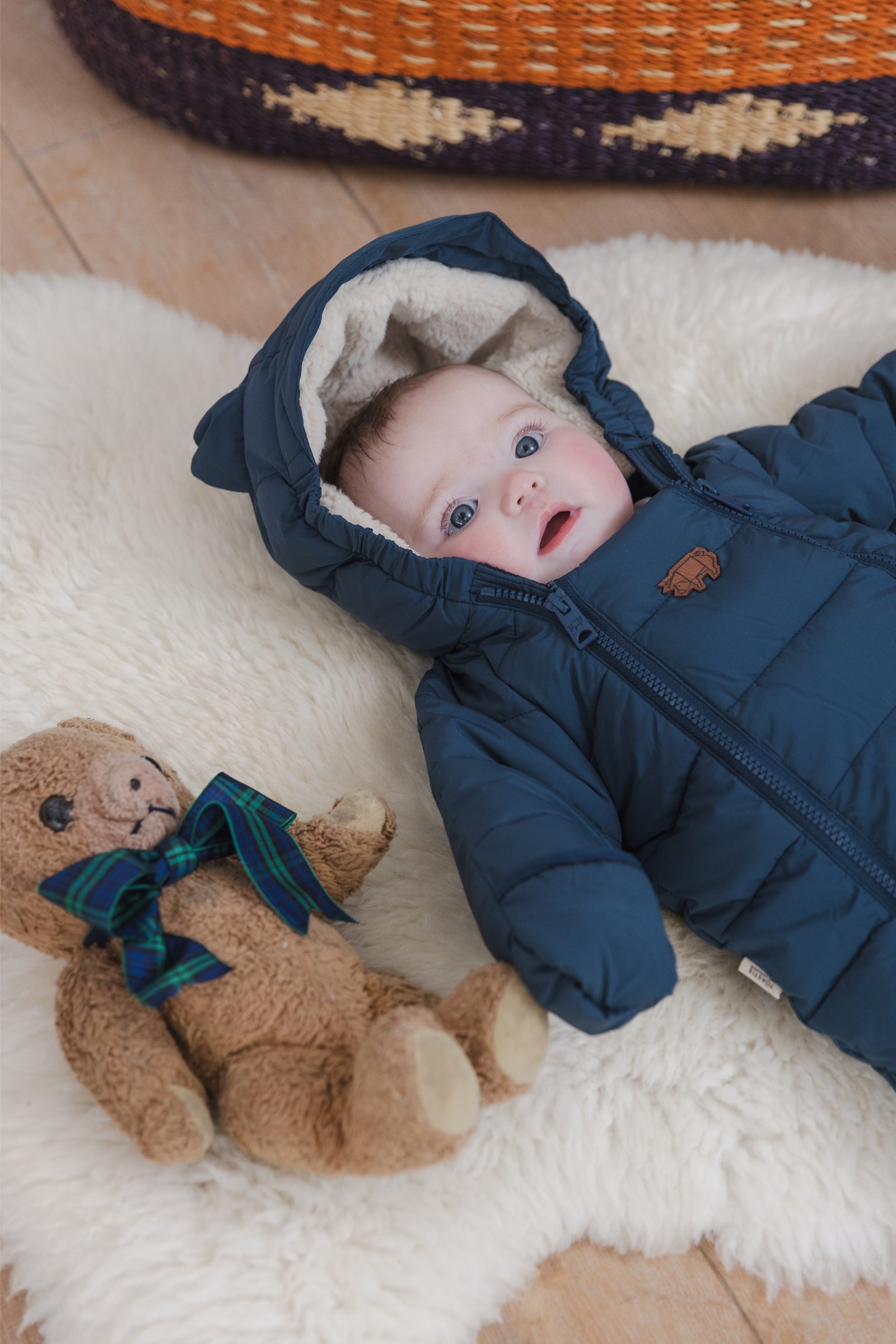 Quilted Snowsuit | Ink Navy
