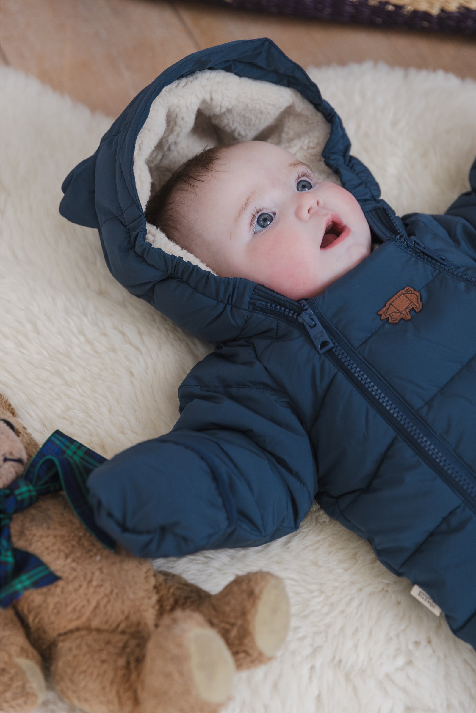Quilted Snowsuit | Ink Navy