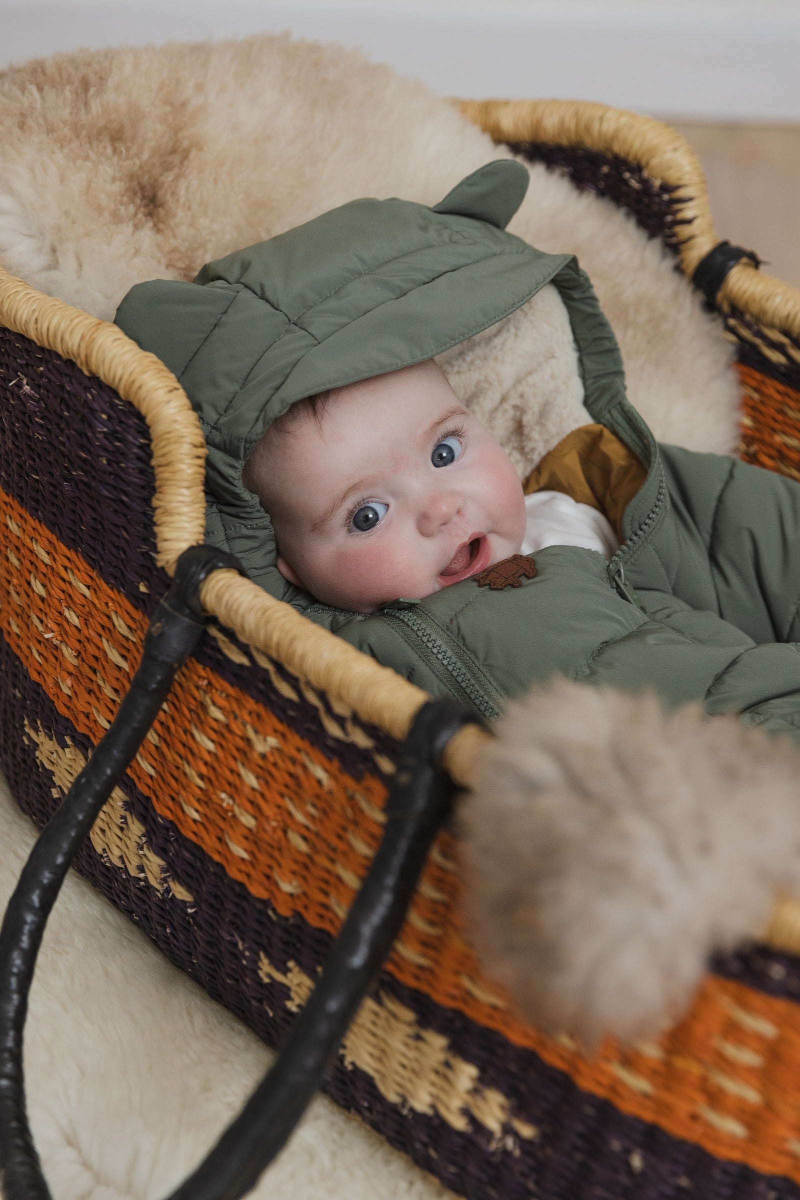 Quilted Snowsuit | Sage