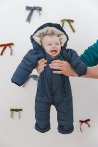 Quilted Snowsuit | Ink Navy