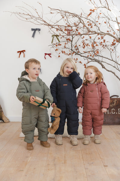 Cloud Onesie Snowsuit | Berry
