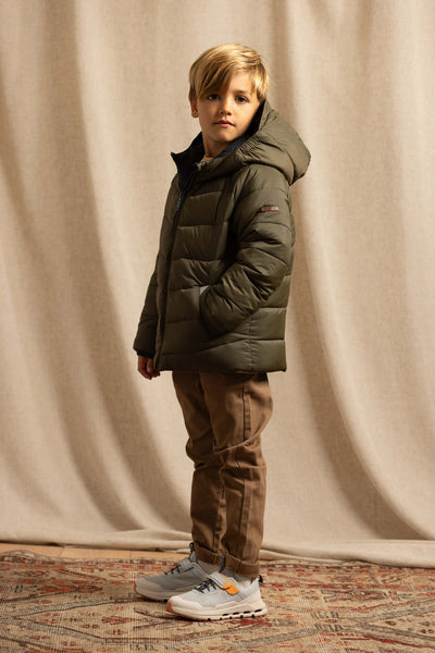 EcoReversible Puffer Jacket | Ink Navy / Khaki