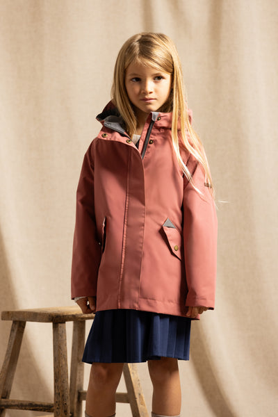 Waterproof Raincoat | Dusky Pink