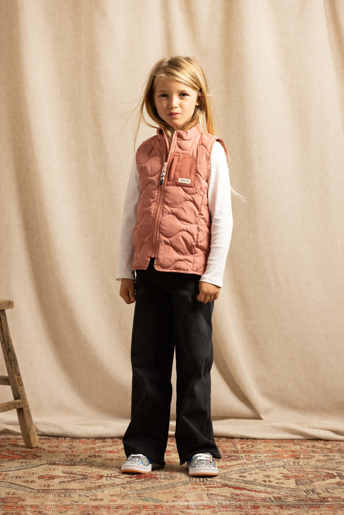 Modular Padded Gilet | Rose Pink