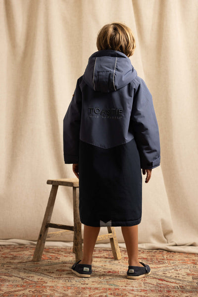 Kids Waterproof Changing Robe | Navy