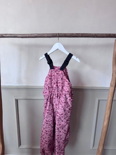 PRELOVED Dungarees | Pink Floral (5-6 YRS)
