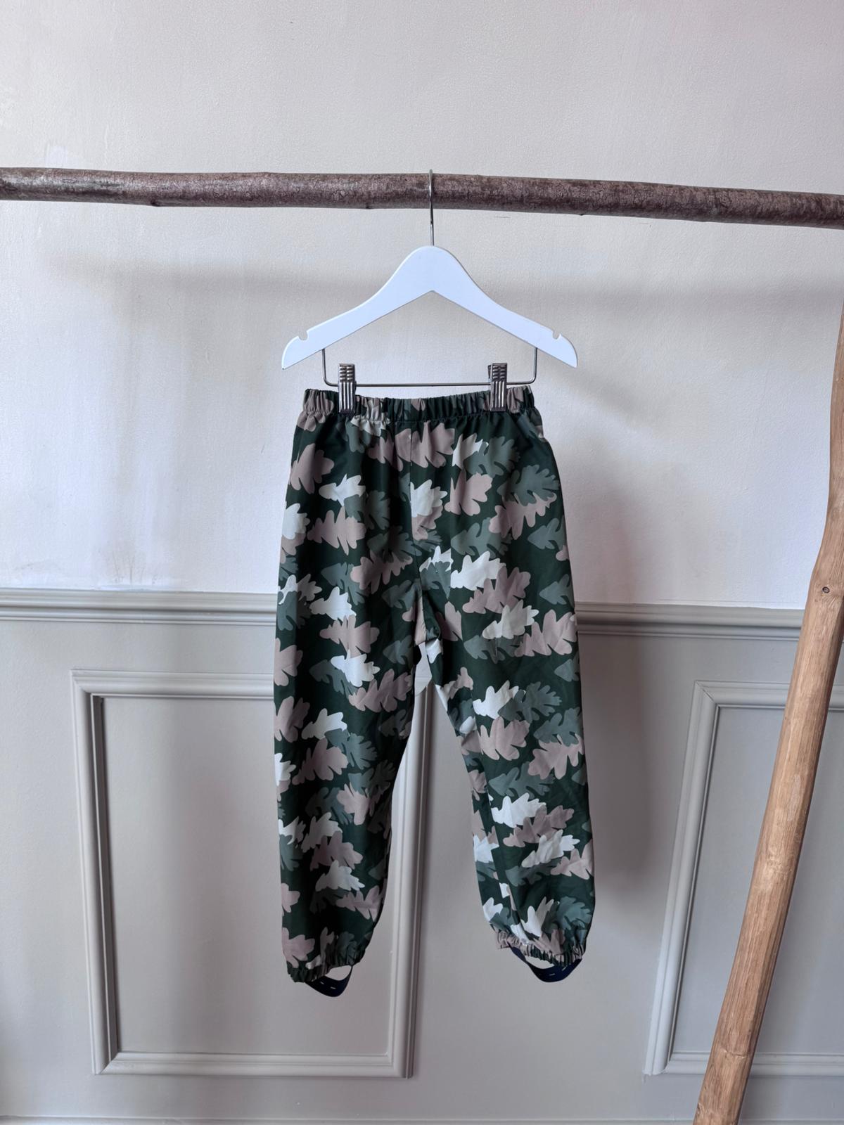 PRELOVED Waterproof Trousers | Leaf Camo (5-6 YRS)