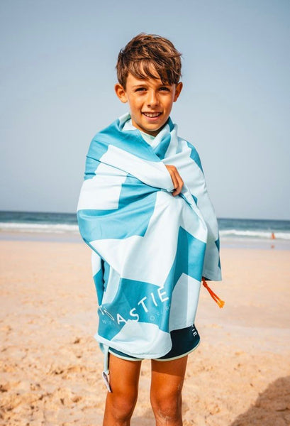 Microfibre Towel | Mint Chevron