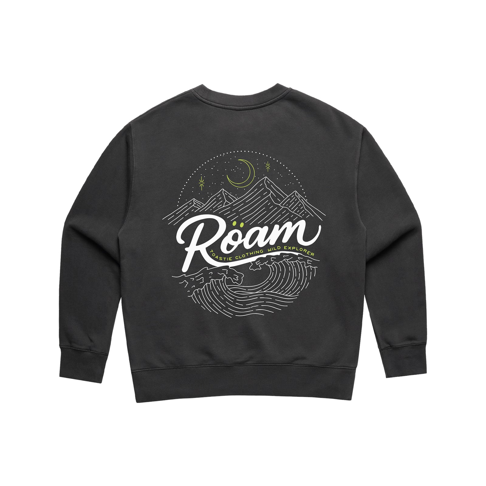 Ollie Smither x Töastie Crewneck Women's - Faded Black