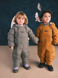 Quilted Snowsuit | Sage