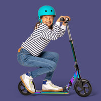 Plain Helmet for Bike and Scooters: Aqua