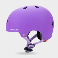 Plain Helmet for Bike and Scooters: Purple