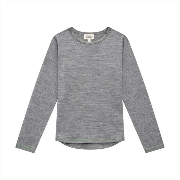 Merino Long Sleeve | Grey Marle