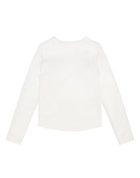 Smalls Merino Long Sleeve Top  | Ivory White
