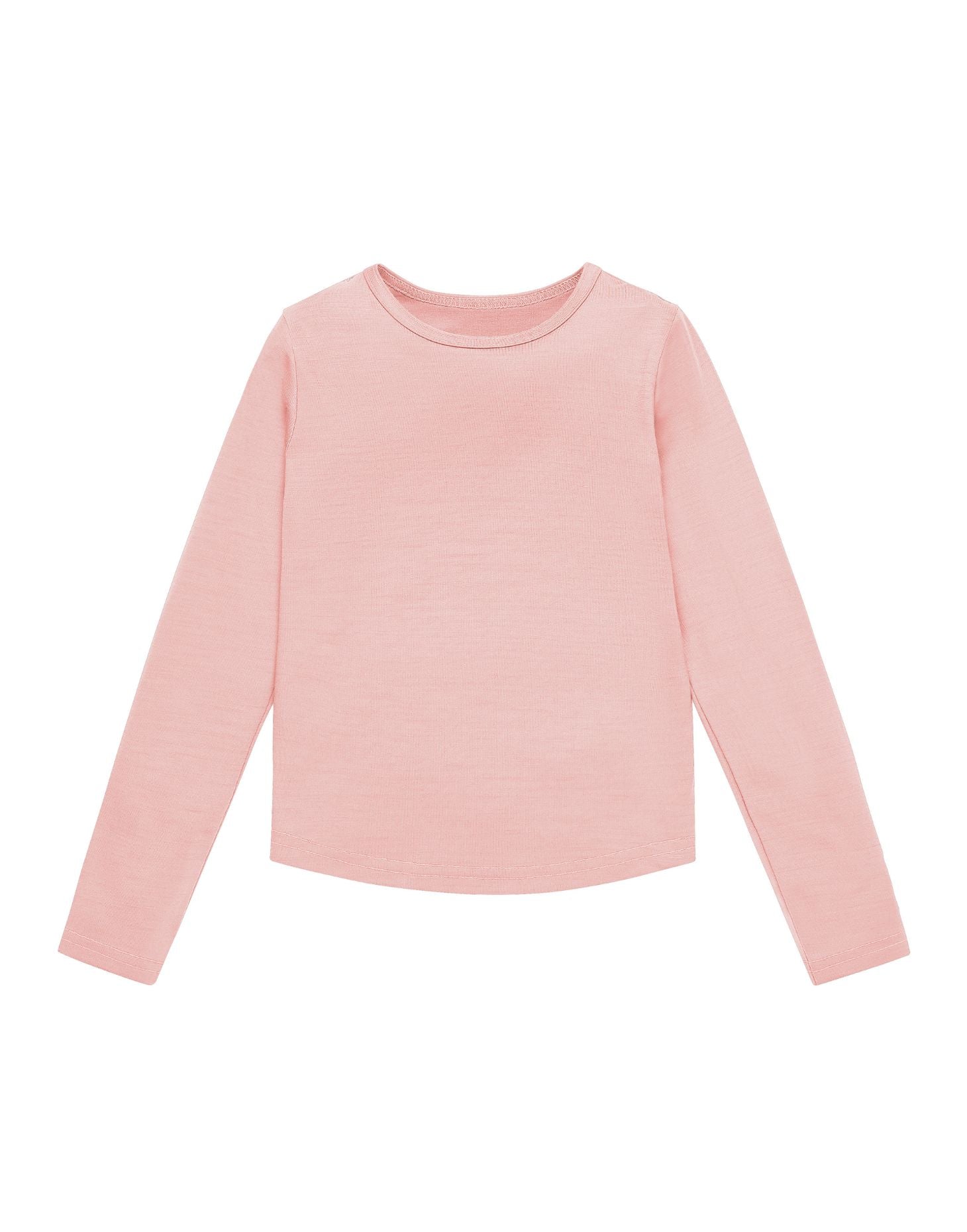 Merino Long Sleeve, Pink Peach Blossom