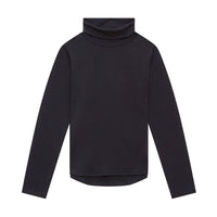 Merino Polo Neck, Midnight Blue