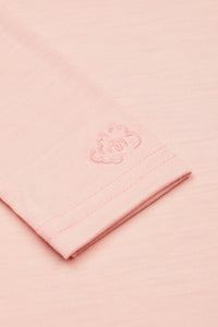 Merino Polo Neck, Pink Peach Blossom