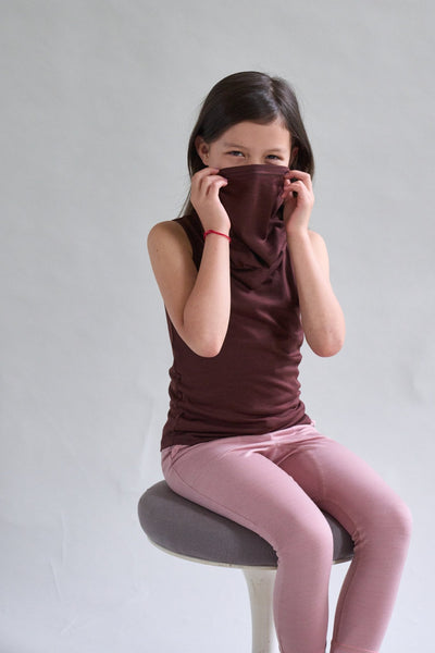 Merino Snood | Chocolate Brown