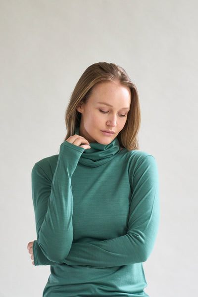 Merino Snood | Emerald Green