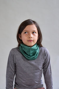 Merino Snood, Emerald Green