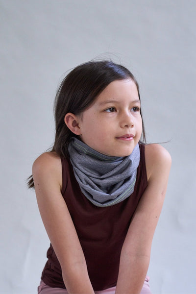 Merino Snood | Grey Marle