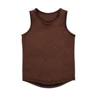 Merino Tank, Chocolate Brown