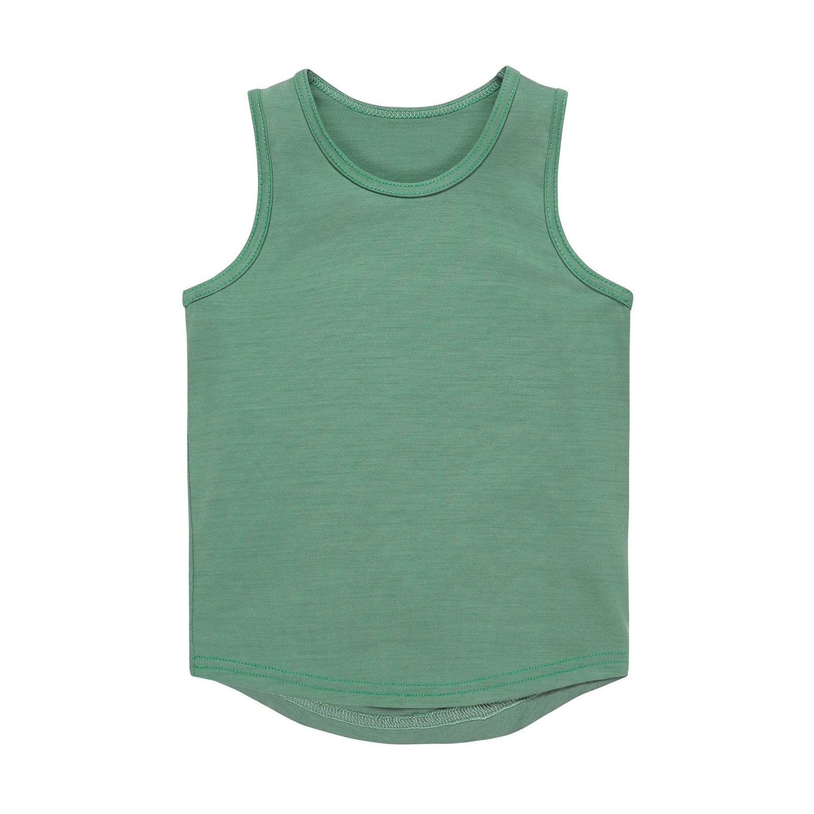 Smalls Merino Tank | Emerald Green
