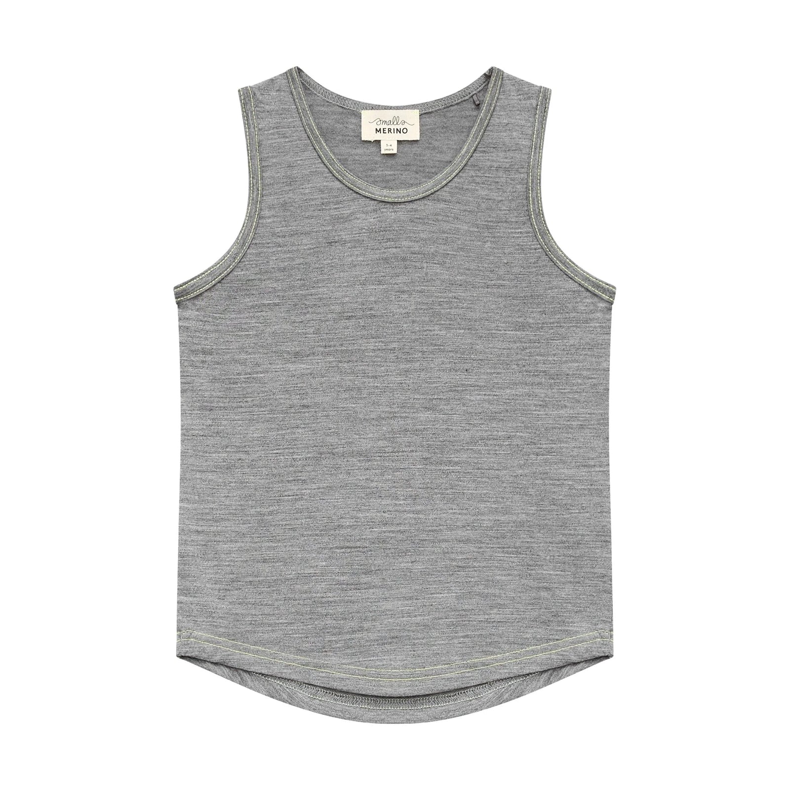 Smalls Merino Tank | Grey Marl
