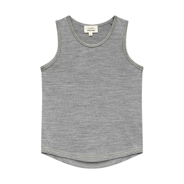 Smalls Merino Tank | Grey Marl