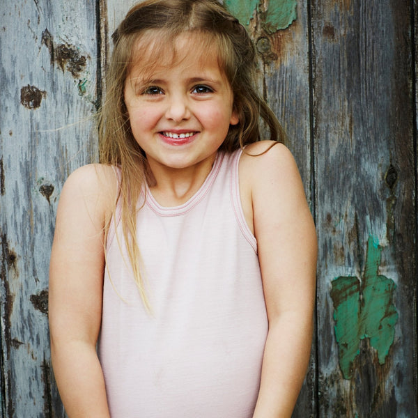 Merino Tank | Pink Peach Blossom