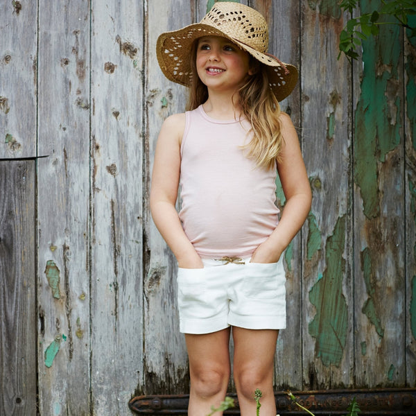 Merino Tank | Pink Peach Blossom