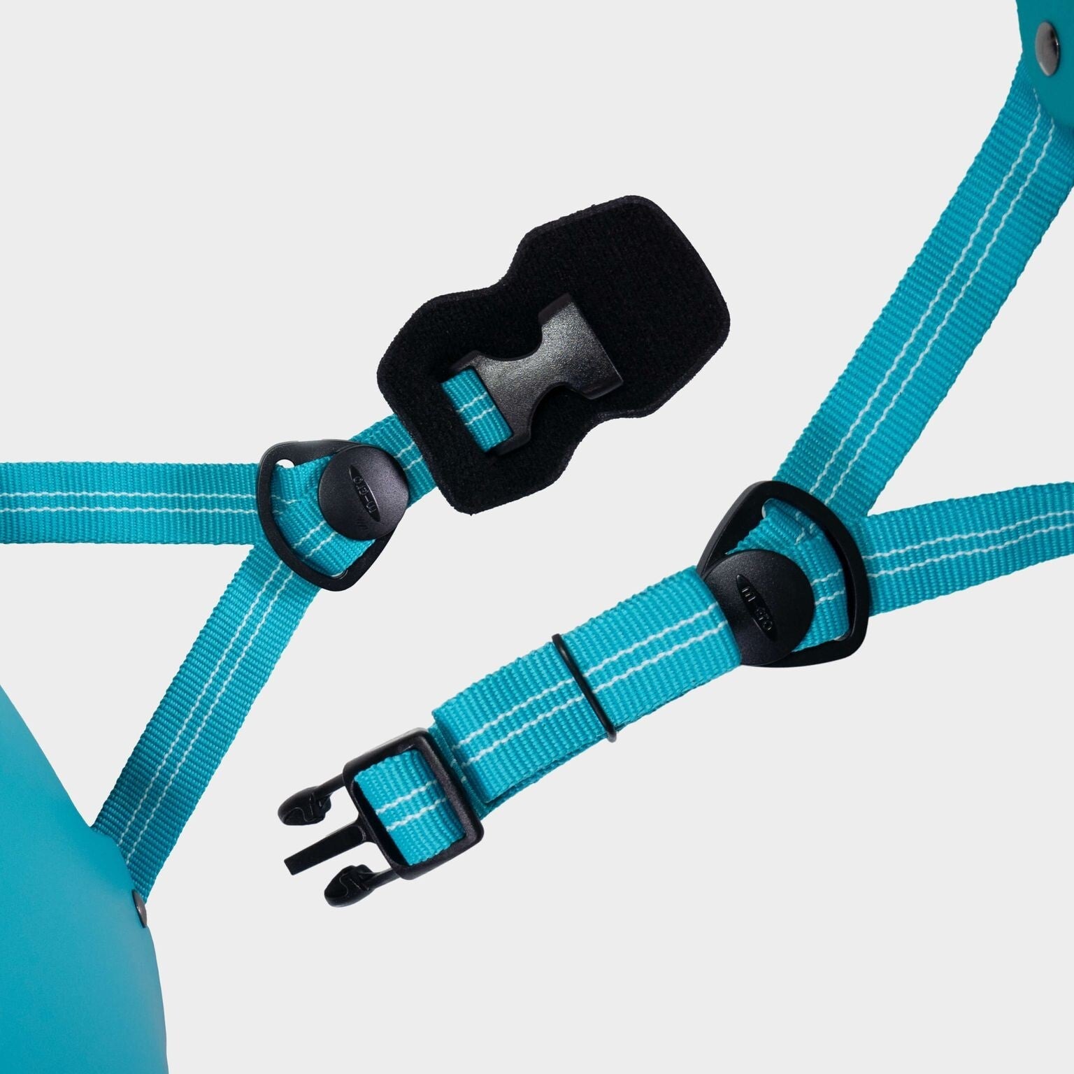 Plain Helmet for Bike and Scooters: Aqua