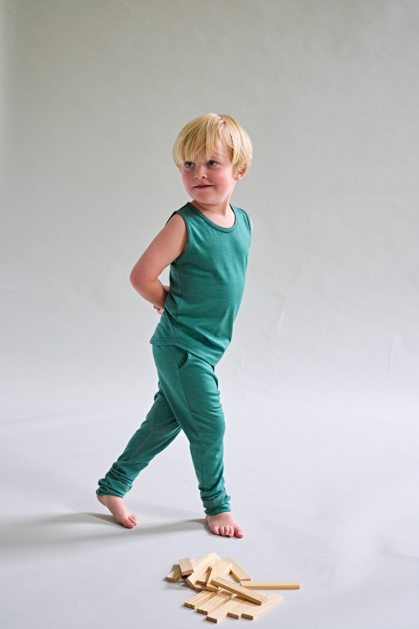 The 24 Hour Trouser, Emerald Green