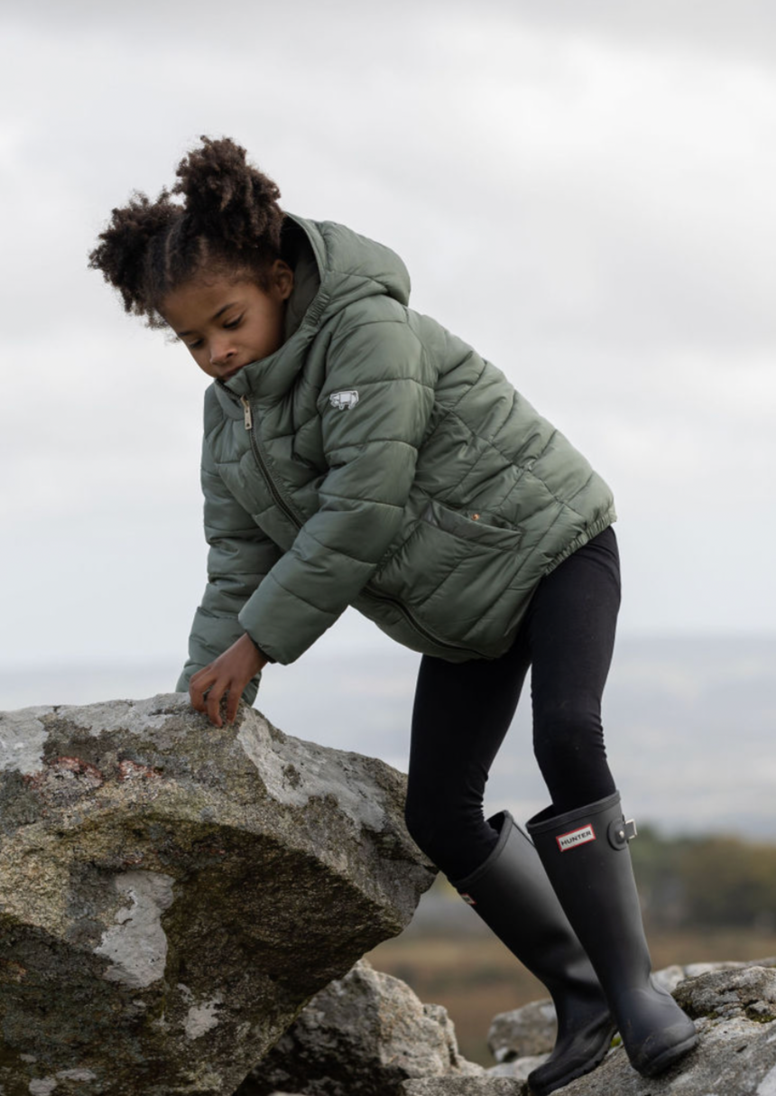 Antique Olive | Sage EcoReversible Puffer